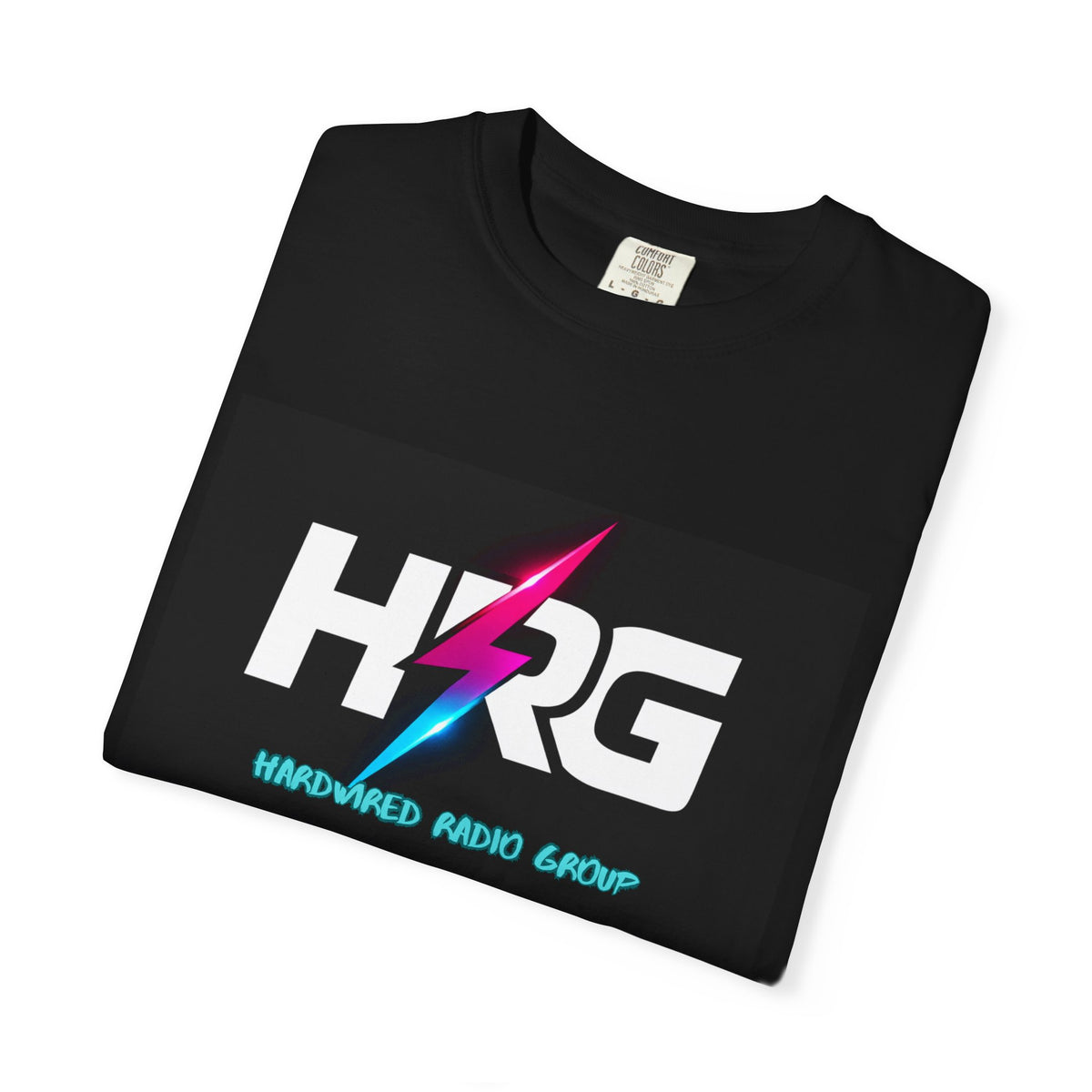 HRG Lightning Logo T-Shirt — Hardwired Radio Group Graphic Tee