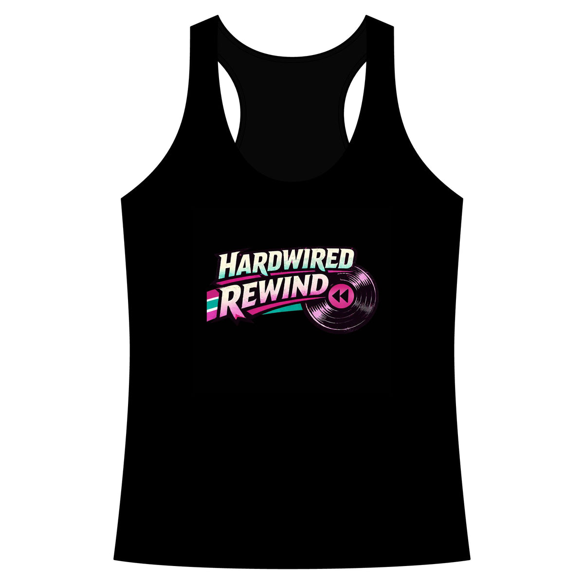 Hardwired Rewind Women’s Racerback Tank — Classic Rock Radio