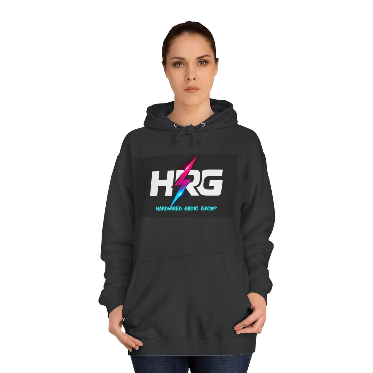 HRG Neon Lightning Hoodie — Hardwired Radio Group Pullover
