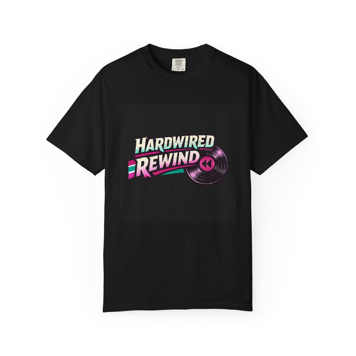 Hardwired Rewind T-Shirt – Retro Vinyl Music Tee