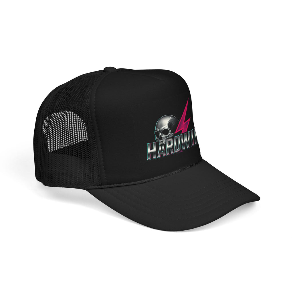 Hardwired Rock Skull Lightning Trucker Hat — Rock Radio