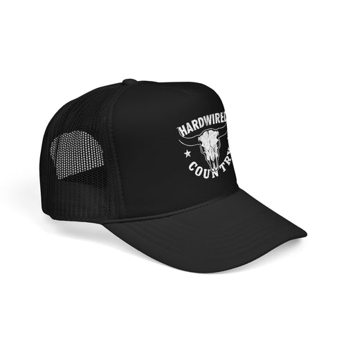 Hardwired Country Bull Skull Trucker Hat — Country Radio