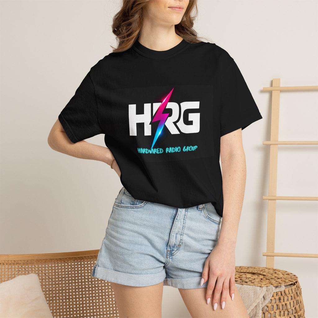HRG Lightning Logo T-Shirt — Hardwired Radio Group Graphic Tee