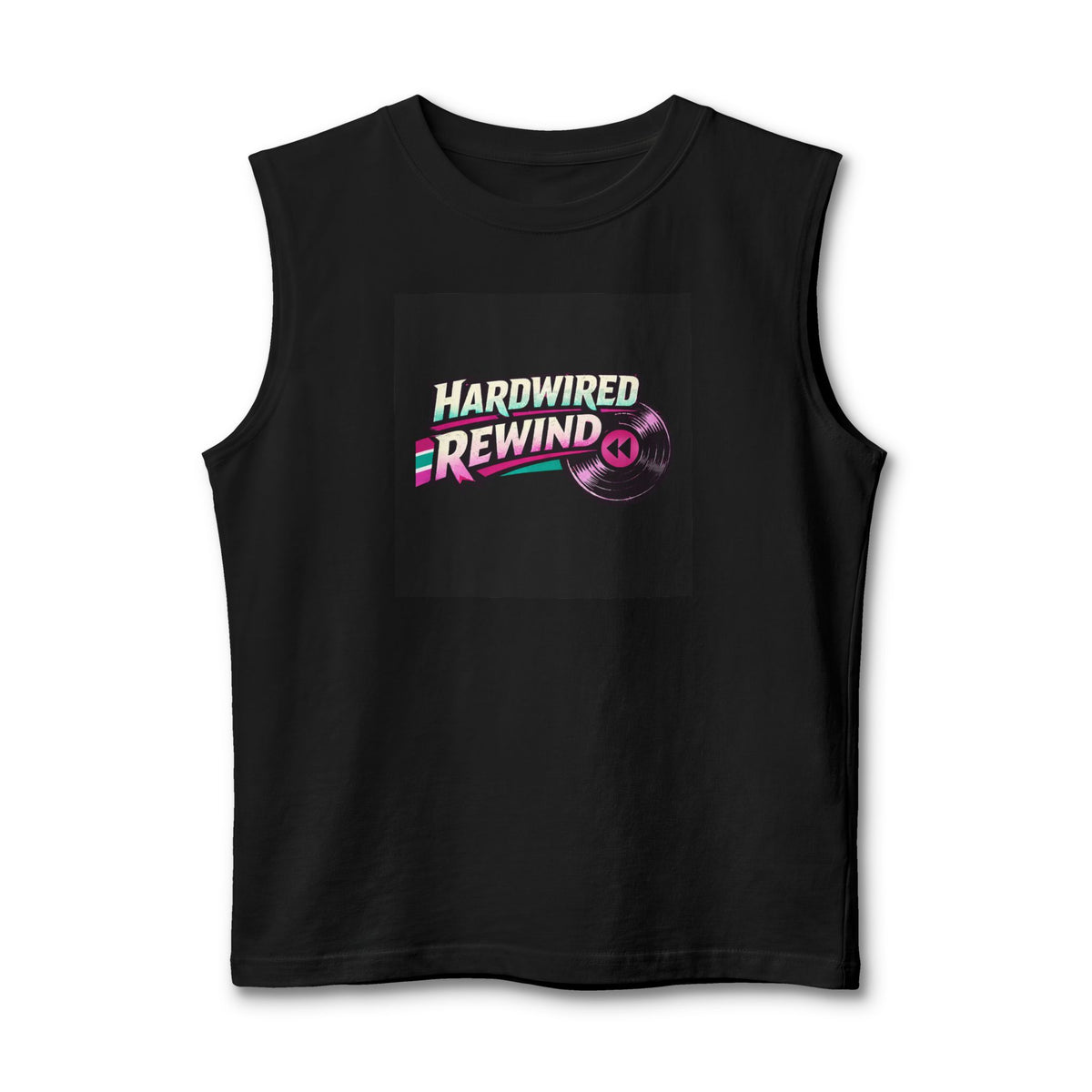 Hardwired Rewind Muscle Tank — Classic Rock Radio Tank Top