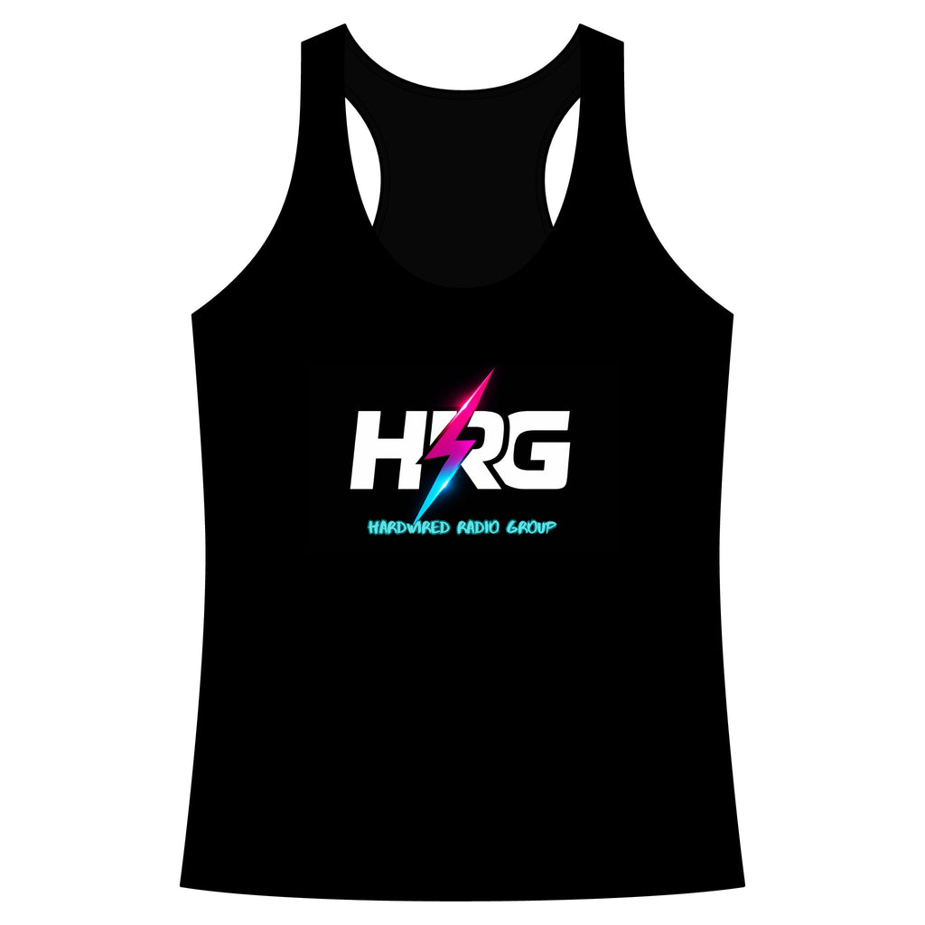 HRG Lightning Logo Women’s Racerback Tank — Hardwired Radio Group