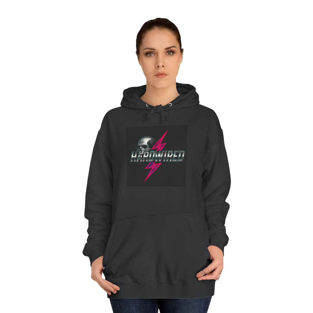 Hardwired Rock Skull Lightning Hoodie — Rock Radio Pullover
