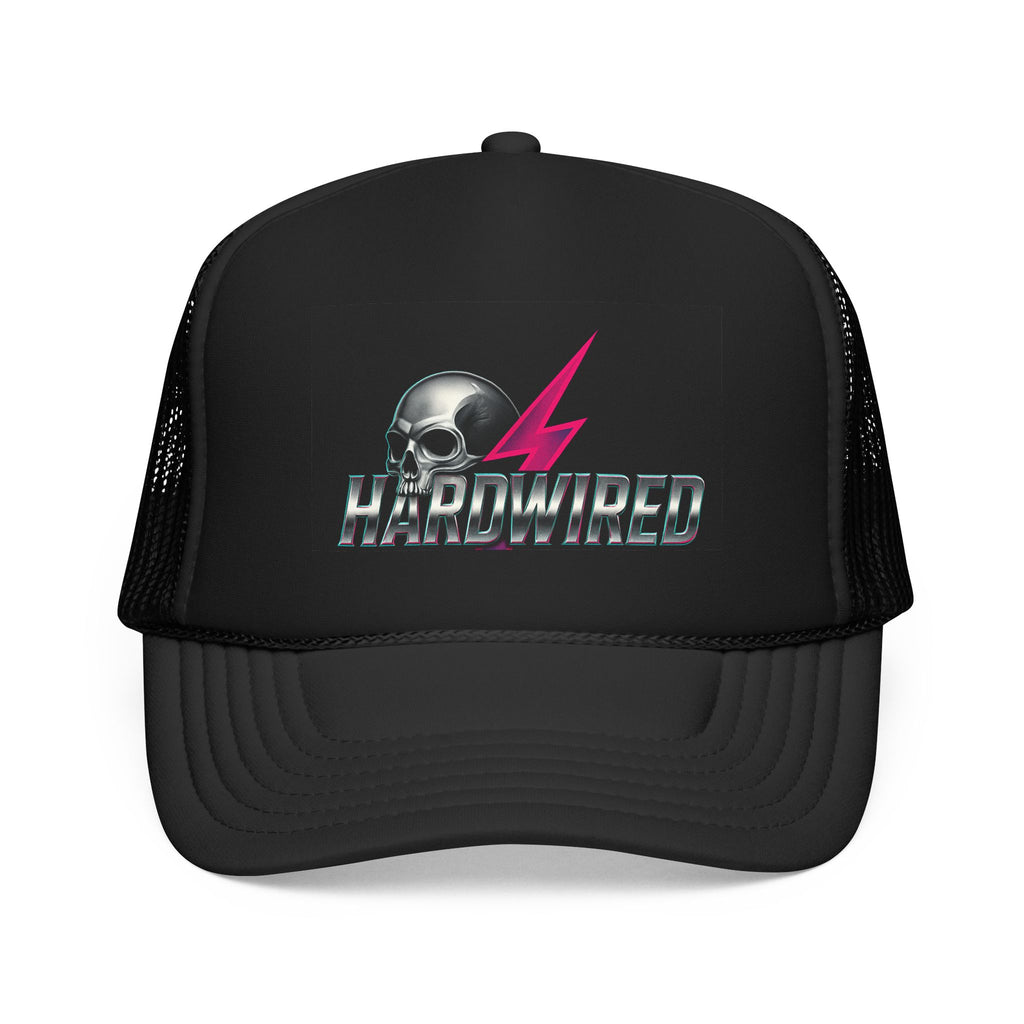 Hardwired Rock Skull Lightning Trucker Hat — Rock Radio