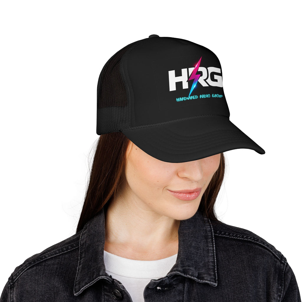 HRG Lightning Logo Trucker Hat — Hardwired Radio Group